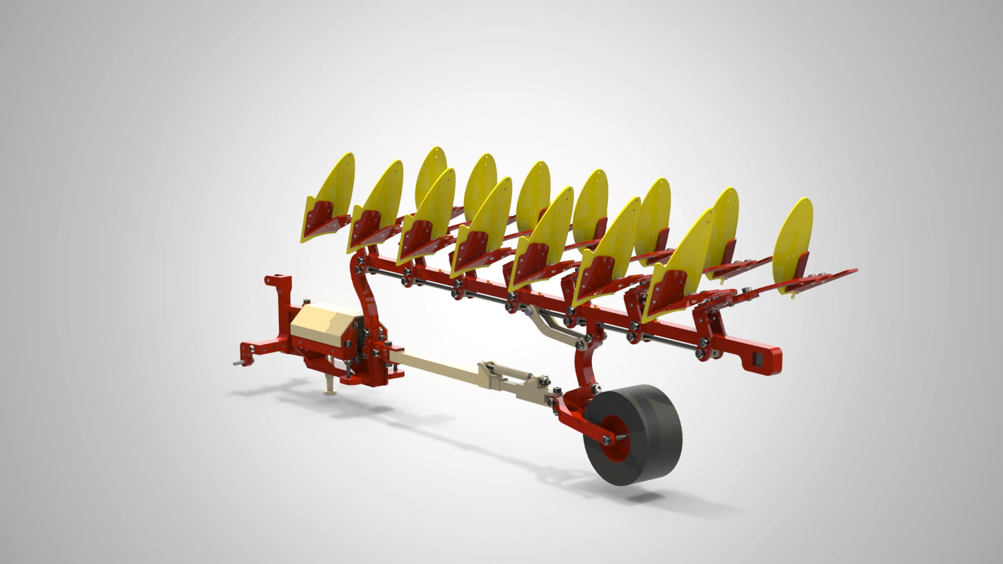 Semi-mounted plow 7 - Basic