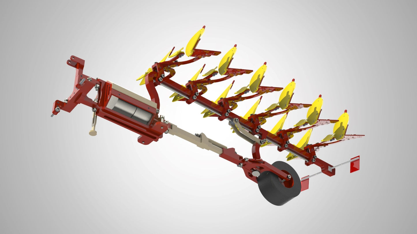 Semi-mounted plow 7 - Advance