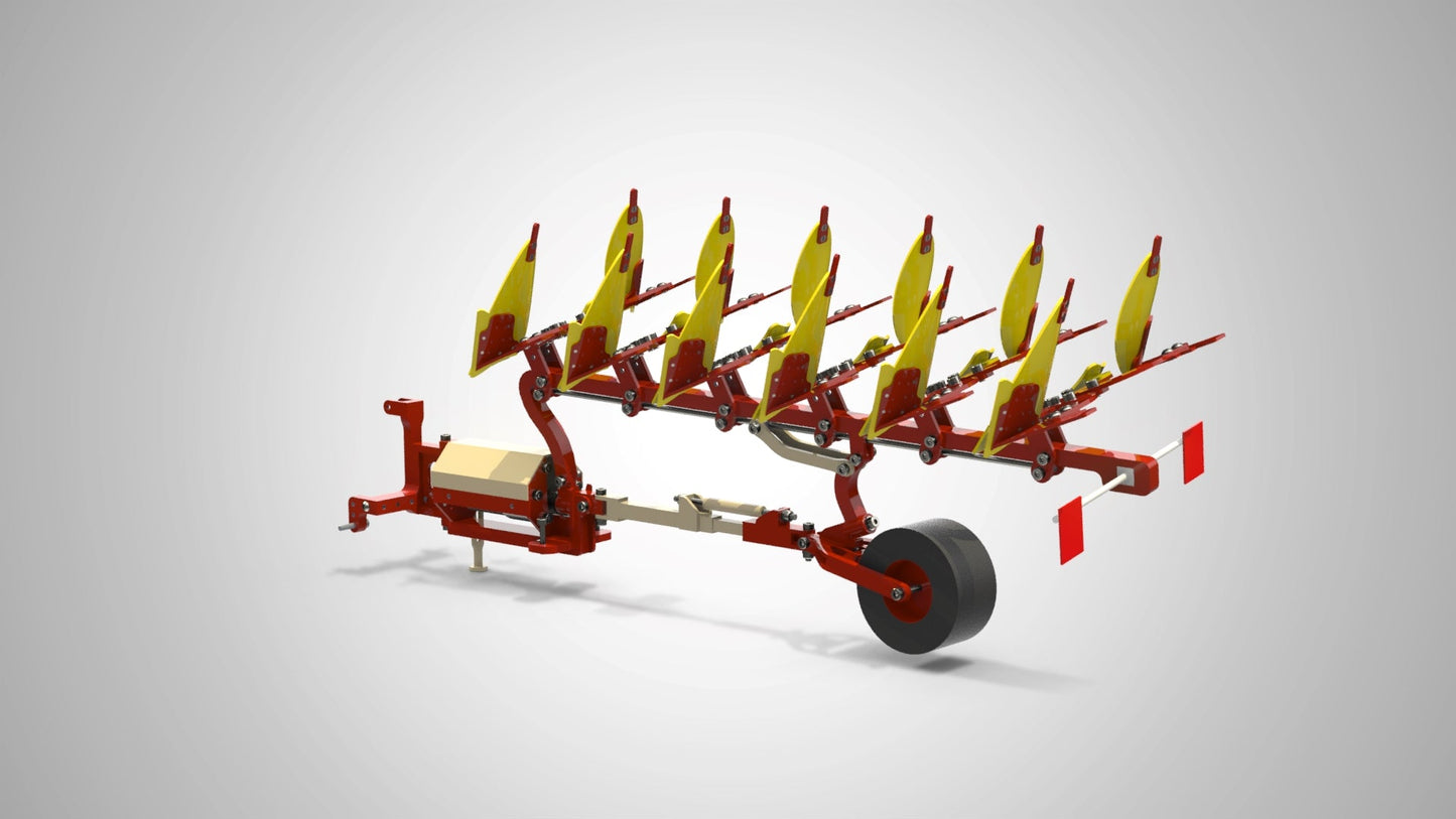 Semi-mounted plow 7 - Advance